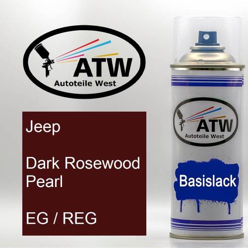 Jeep, Dark Rosewood Pearl, EG / REG: 400ml Sprühdose, von ATW Autoteile West.